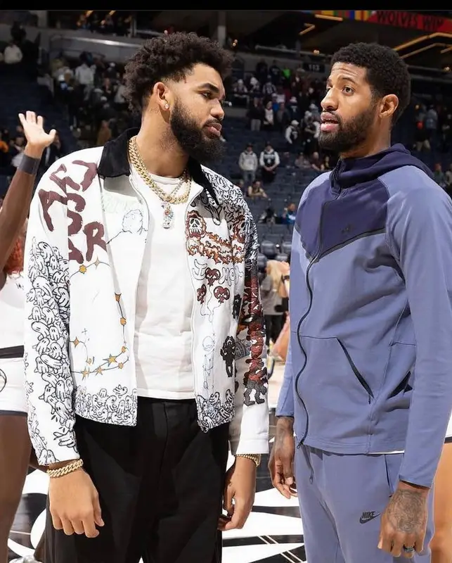 Karl Anthony Towns outfit in WNTD Apparel, 2024