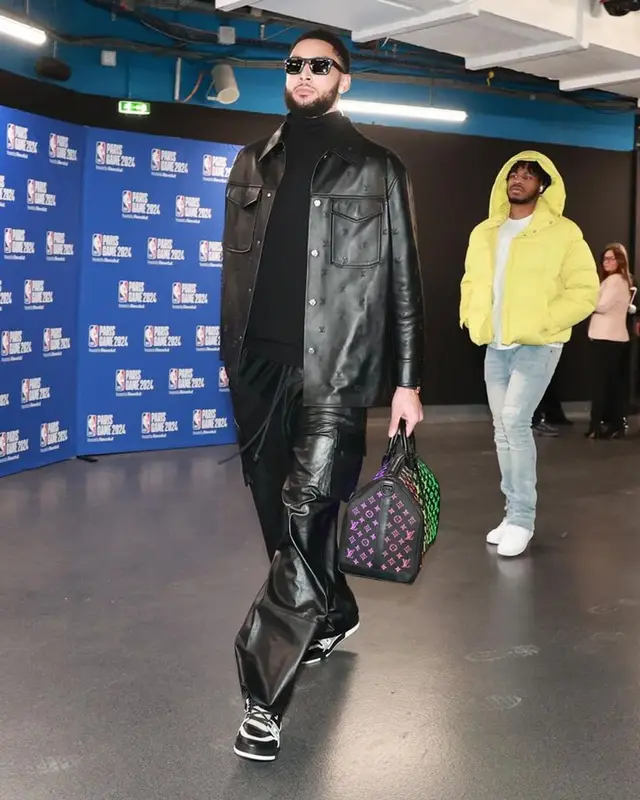 Ben Simmons outfit in Louis Vuitton, 2024