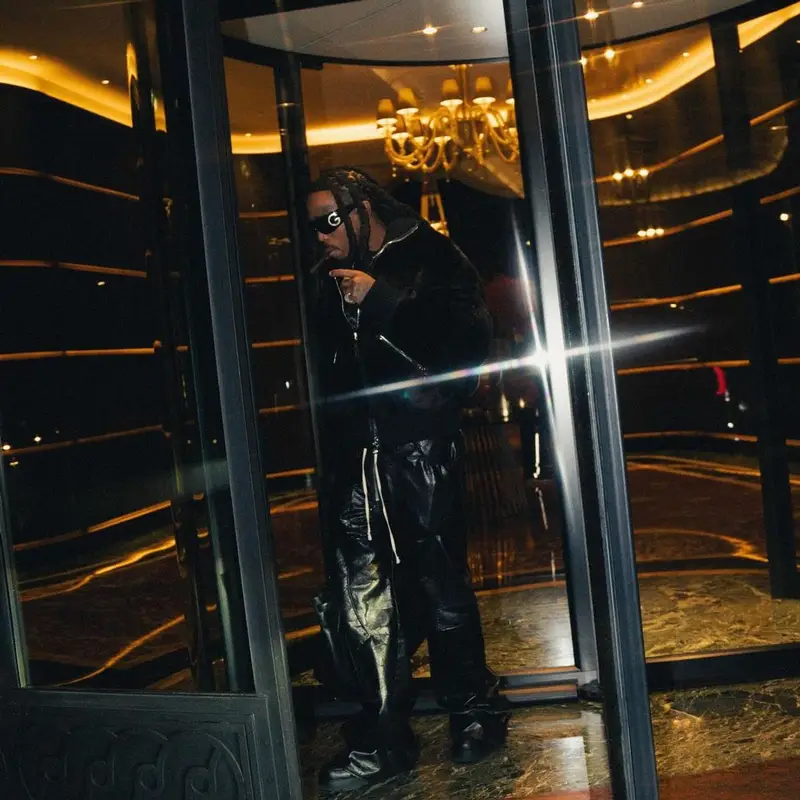 Quavo outfit in Rick Owens and Dolce & Gabbana, 2024