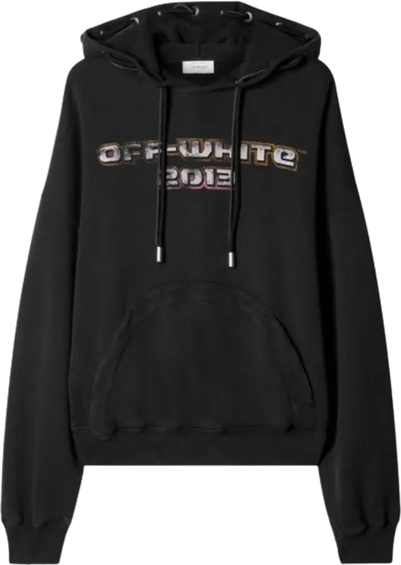 Off-White Digit Bacchus Black Hoodie $1430