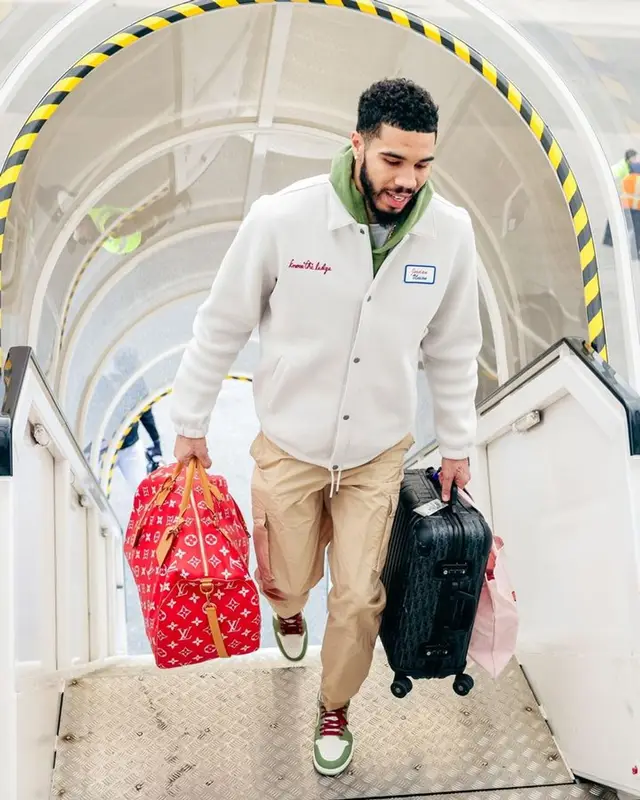 Jayson Tatum outfit in Jordan, Nike, and Union Los Angeles, 2024