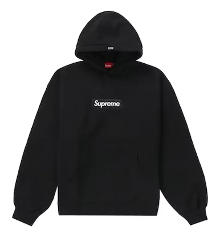 Supreme  Black Box Logo Hoodie $168