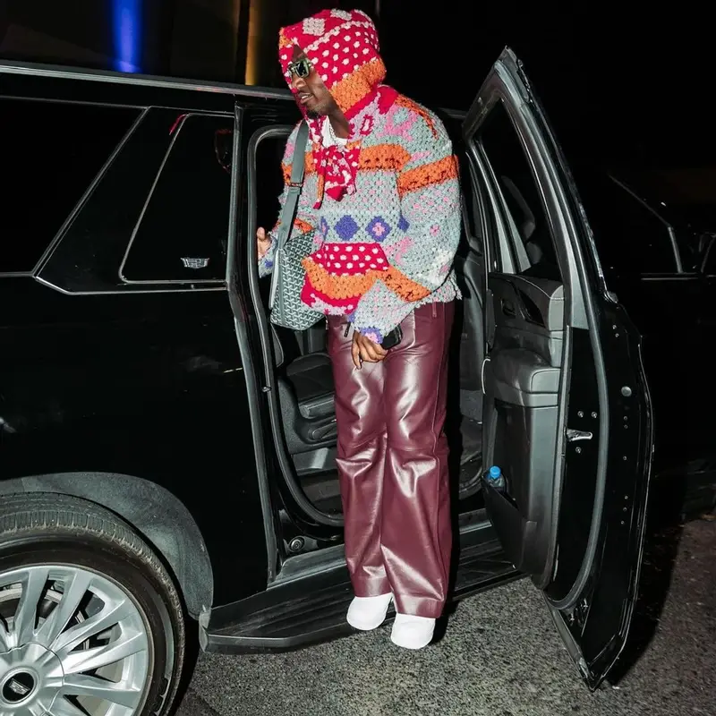 Deebo Samuel outfit in Alchemist, Goyard, and Louis Vuitton, 2024