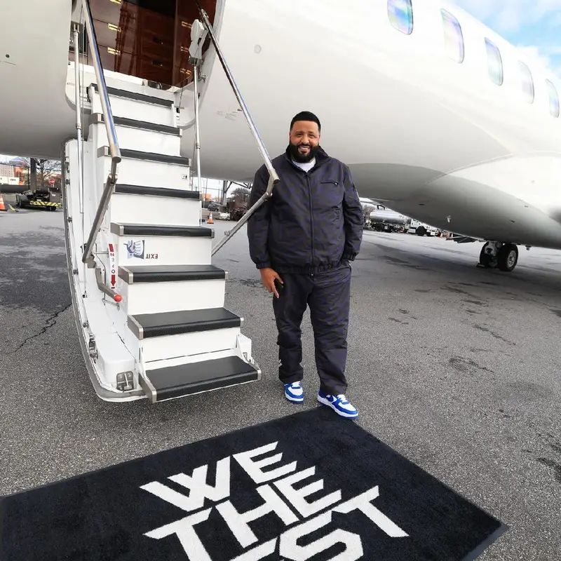 DJ Khaled outfit in Louis Vuitton, Nike, and Audemars Piguet, 2024