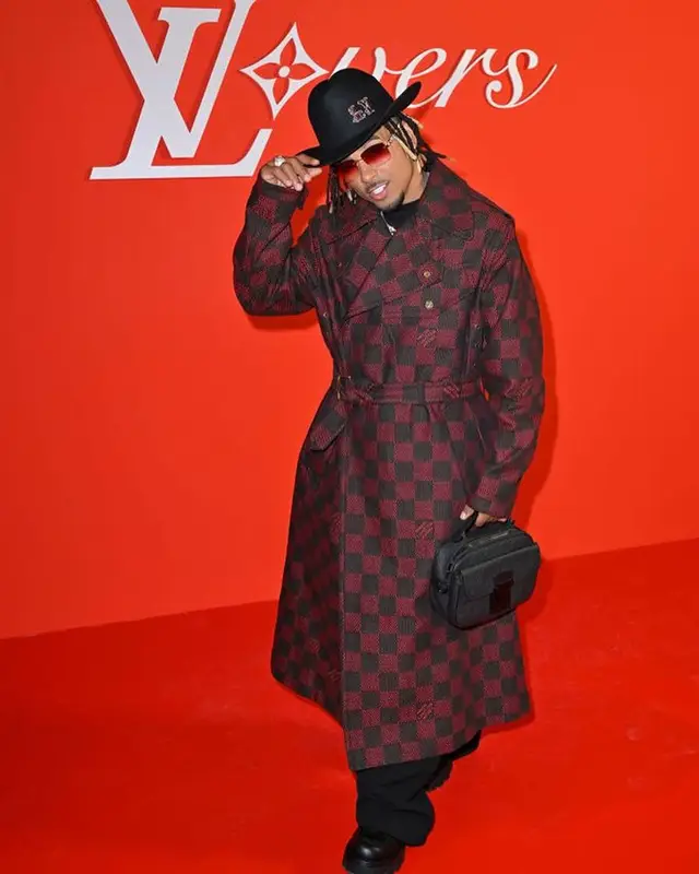 Ozuna outfit in Louis Vuitton, 2024