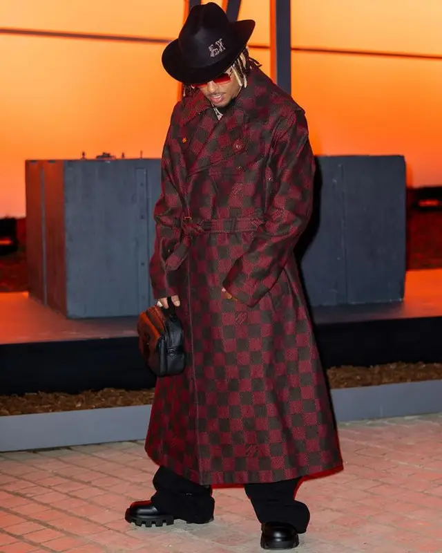Ozuna outfit in Louis Vuitton, 2024