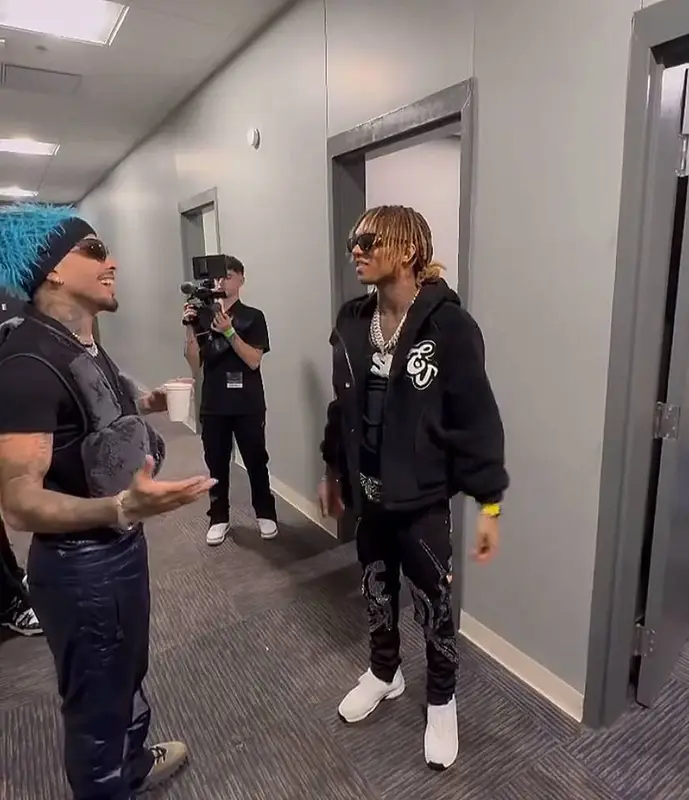 Swae Lee outfit in Evisu, Chanel, and Dior, 2024