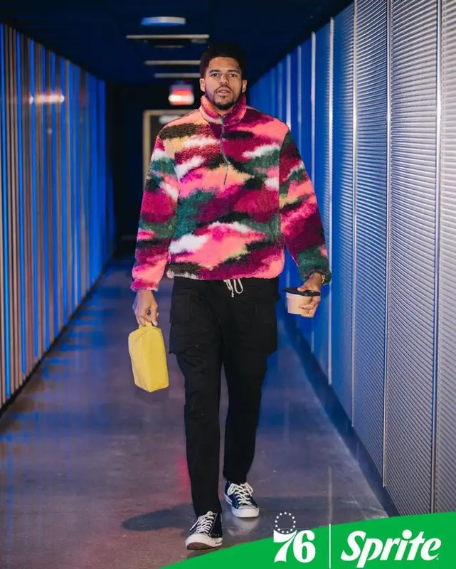 Tobias Harris outfit in Mifland, Rick Owens, and Converse, 2024
