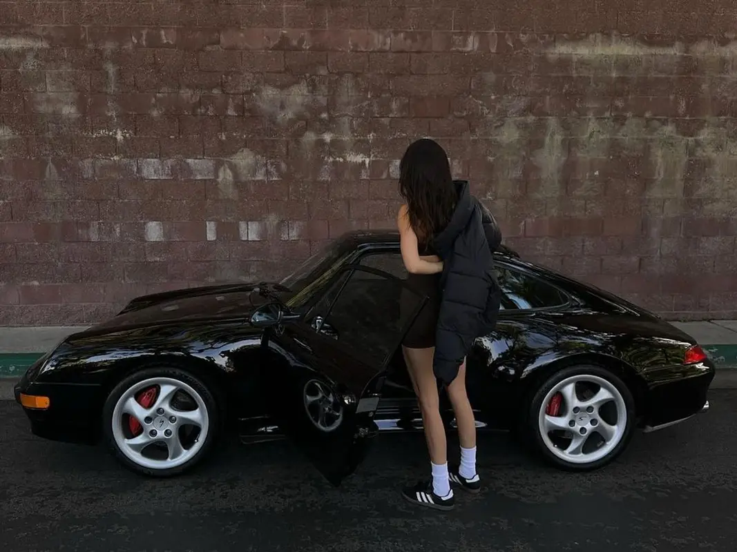 Kendall Jenner outfit in Alo Yoga and Adidas, 2024