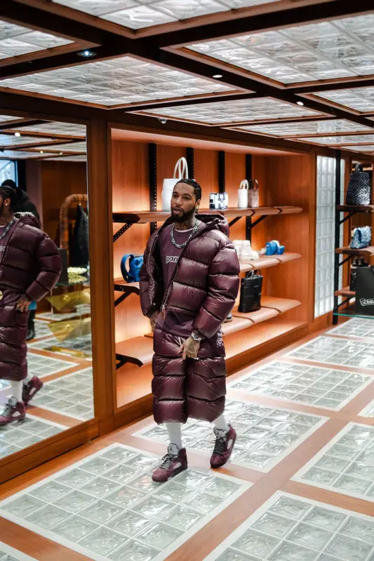 Key Glock outfit in Jil Sander, Vintage, and Jordan, 2024