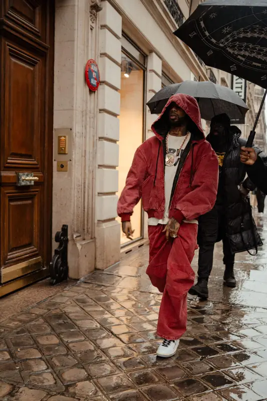 Key Glock outfit in R13, Gallery Dept., and Nike, 2024