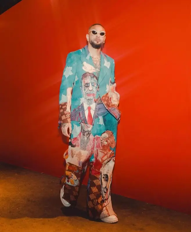 Layvin Kurzawa outfit in Louis Vuitton, 2024