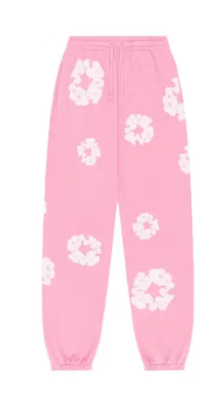 Denim Tears Pink The Cotton Wreath Sweatpants  $280