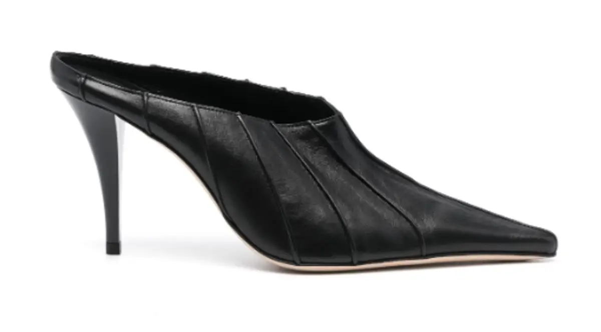 By Far Trish Black Nappa Leather $415