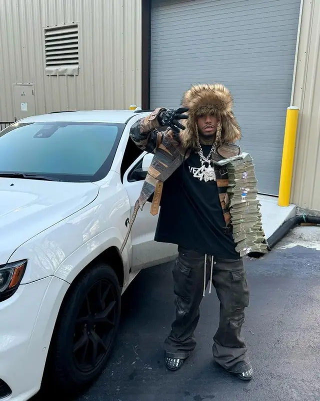 Lil Gnar outfit in Maison Margiela, Vetements, and H&M, 2024