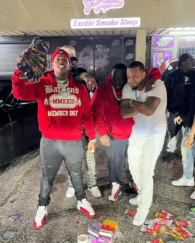 Finesse2tymes outfit in Backend Original, Amiri, and Jordan, 2024