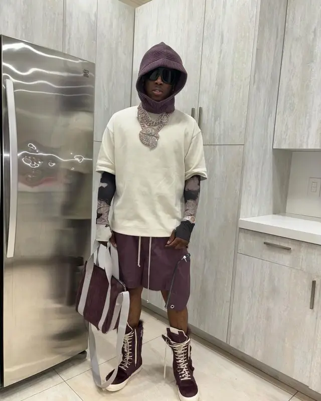 Real Boston Richey outfit in Rick Owens, 2024