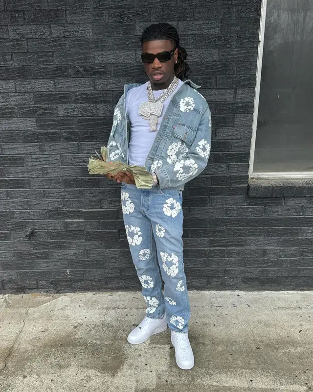 SleazyWorld Go outfit in Levi’s, Nike, and Denim Tears, 2024