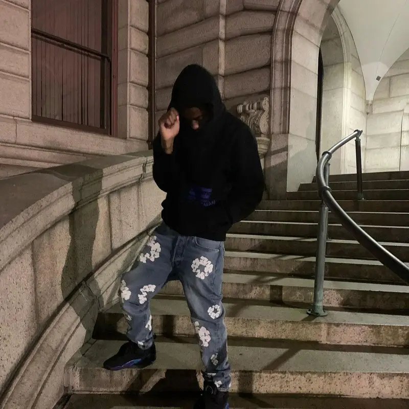 Devstacks outfit in Supreme, Denim Tears, and Junya Watanabe, 2023