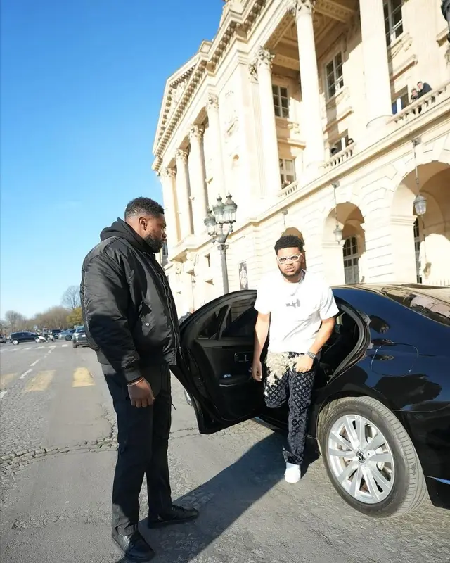 K-Trap outfit in Louis Vuitton and Cartier, 2024