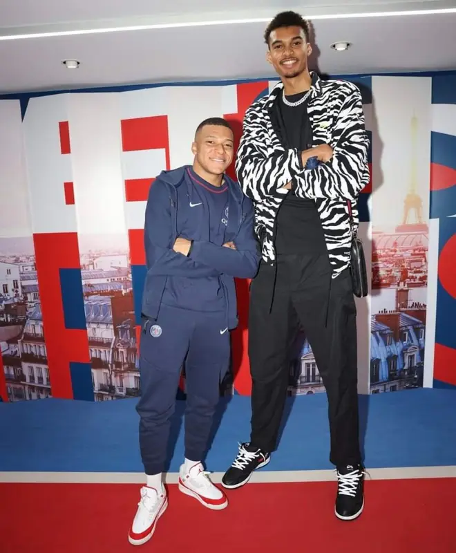 Victor Wembanyama outfit in Nike, 2023