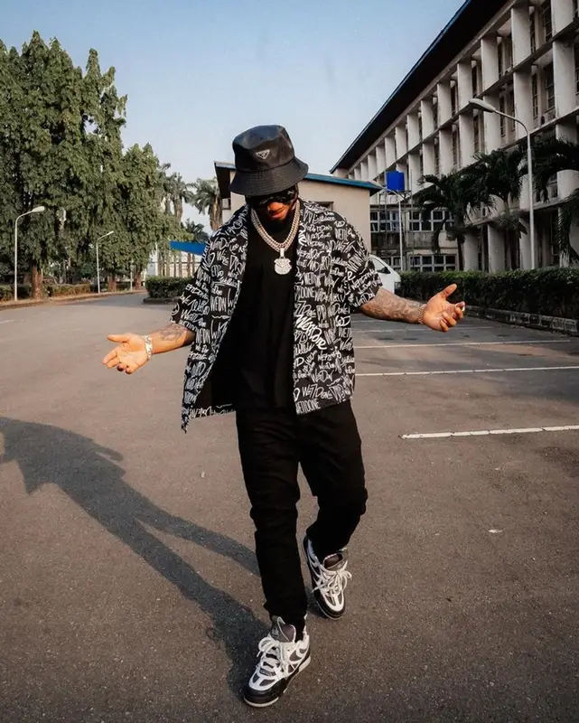 Poco Lee outfit in We11done, Louis Vuitton, and Prada, 2024