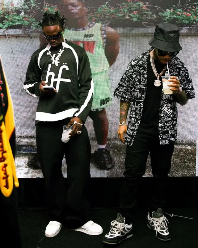 Poco Lee outfit in We11done, Louis Vuitton, and Prada, 2024