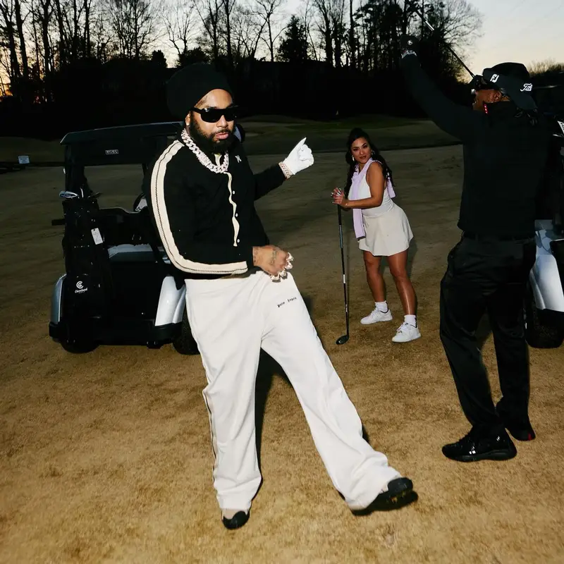 Icewear Vezzo outfit in Palm Angels, Lanvin, and Ray-Ban, 2024