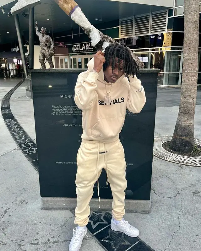 DracBaby outfit in Fear of God and Nike, 2024