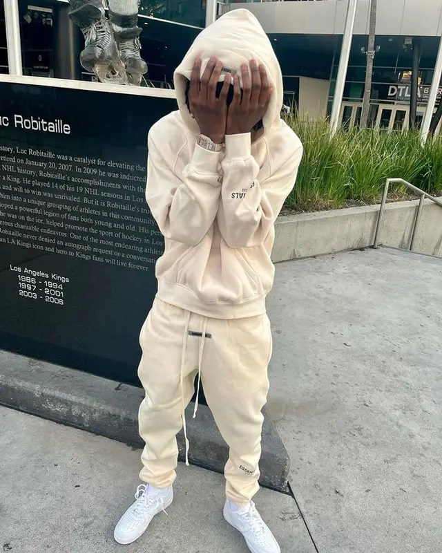 DracBaby outfit in Fear of God and Nike, 2024
