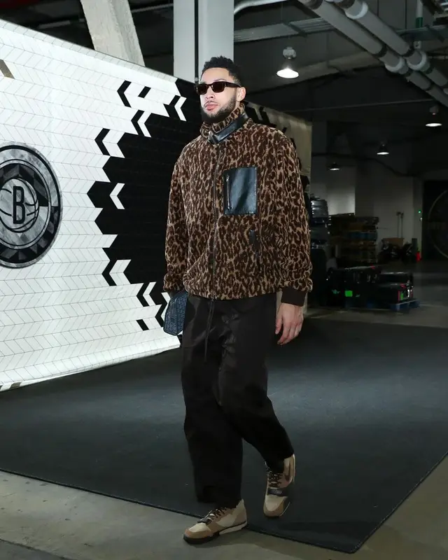 Ben Simmons outfit in Amiri, Nike, and Goyard, 2024