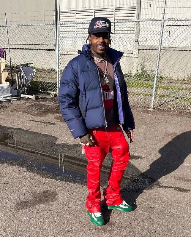 Sauce Walka outfit in The North Face, Prada, and Rhude, 2024