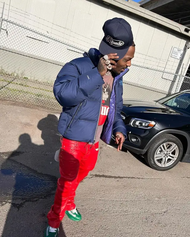 Sauce Walka outfit in The North Face, Prada, and Rhude, 2024