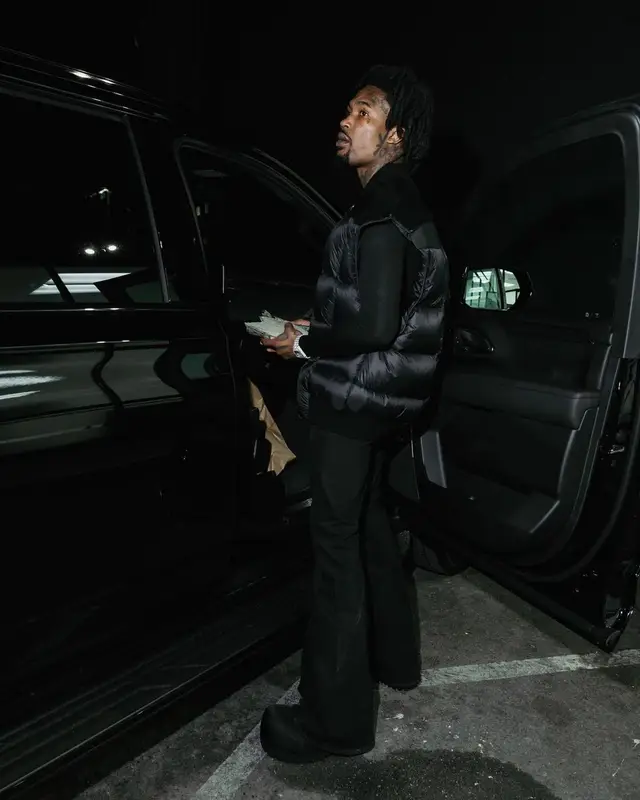 Hunxho outfit in Rick Owens and Balenciaga, 2024