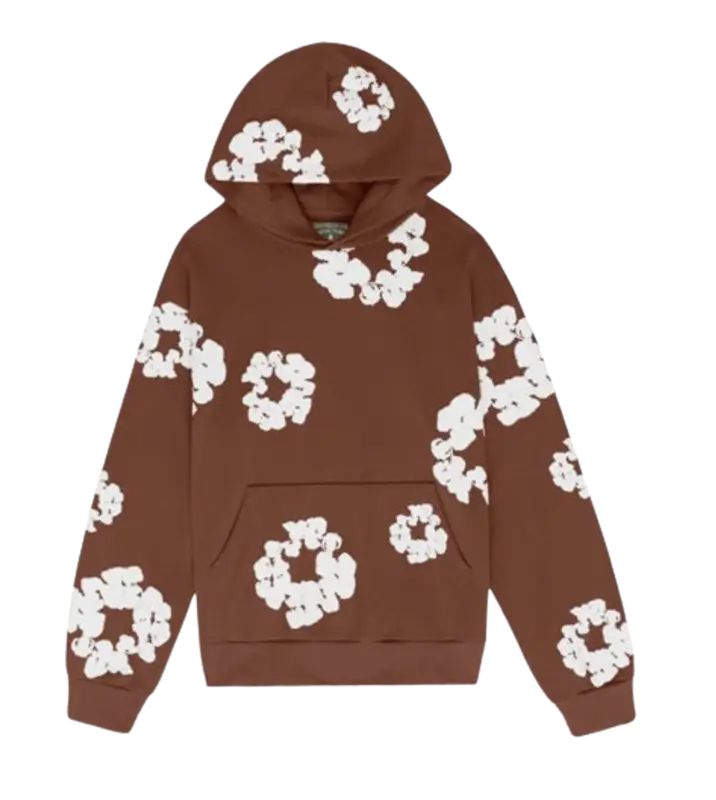 Denim Tears Brown Cotton Wreath Hoodie $400