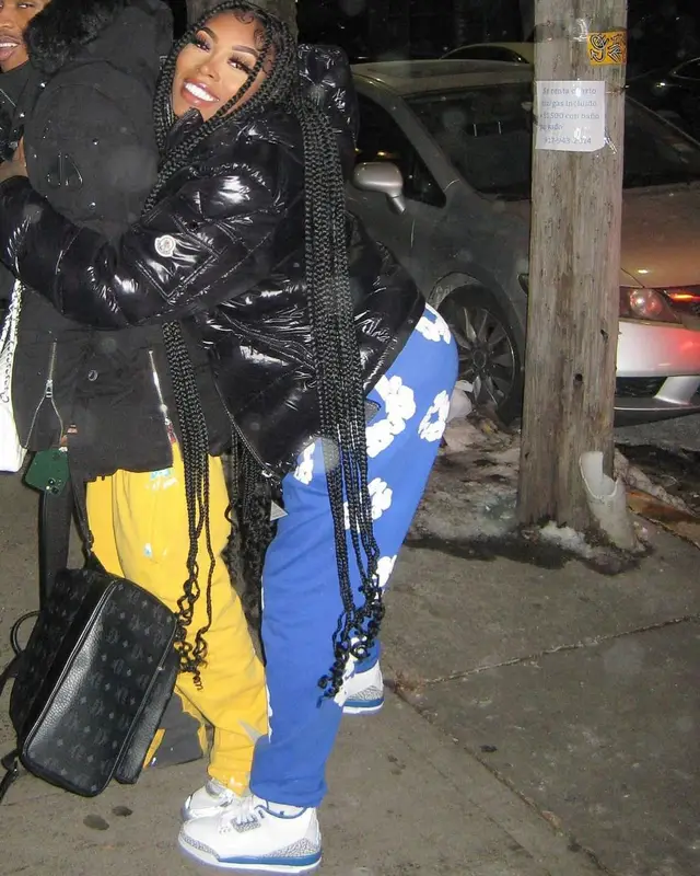Asian Doll outfit in Moncler, Denim Tears, and Chanel, 2024