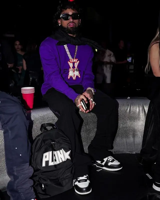 Bryant Mayers outfit in Givenchy, Needles, and Off-White, 2024
