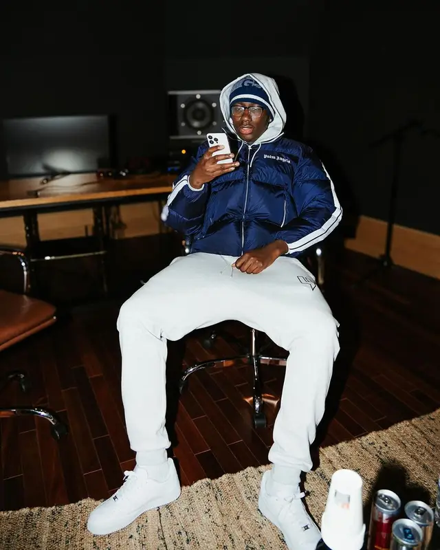 J1mulla outfit in Palm Angels, Ray-Ban, and Gucci, 2024