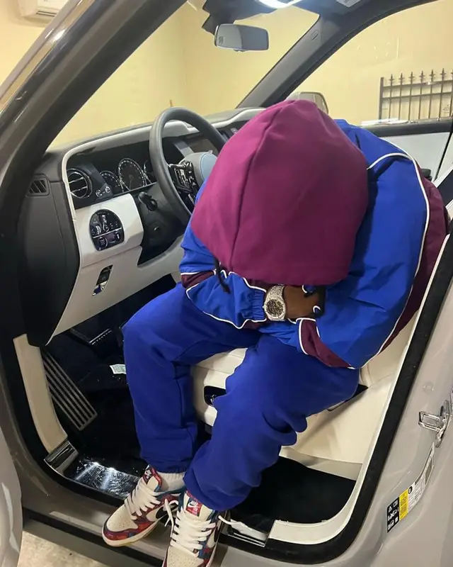 42 Dugg outfit in Supreme, The North Face, and   Kaws, 2024