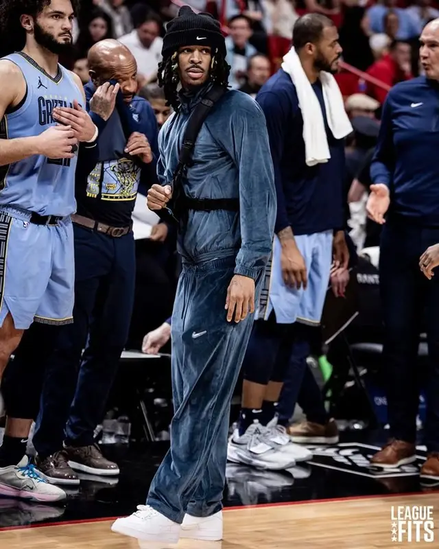 Ja Morant outfit in Nocta and Nike, 2024