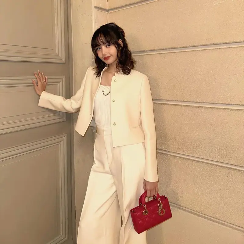 Lisa outfit in Dior and Louis Vuitton, 2024