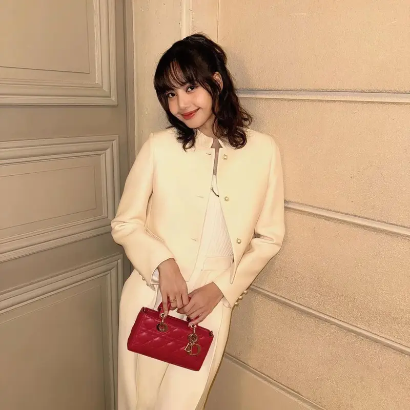 Lisa outfit in Dior and Louis Vuitton, 2024