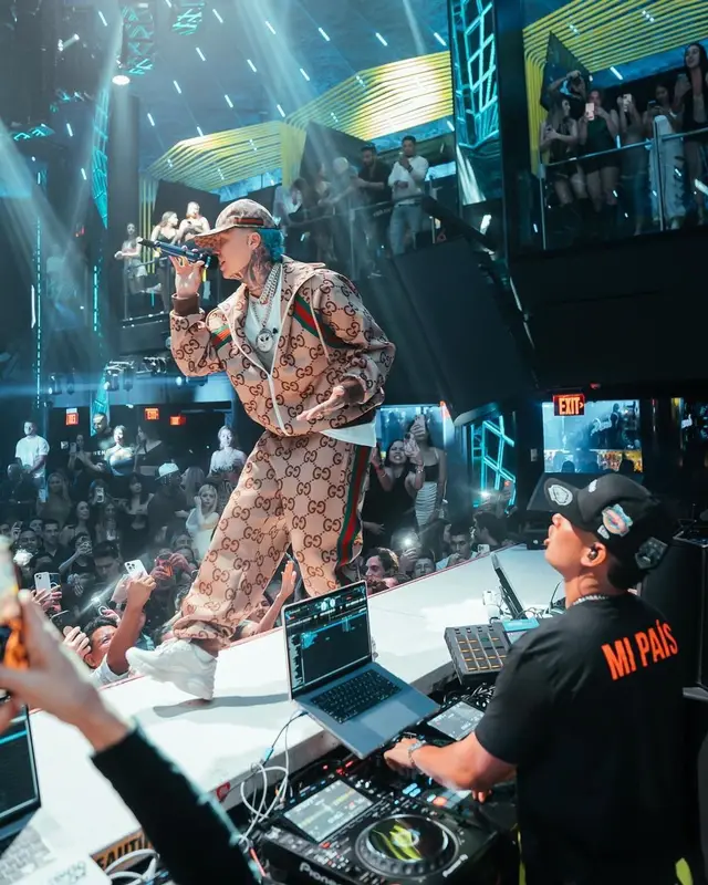 Blessd outfit in Gucci, 2024