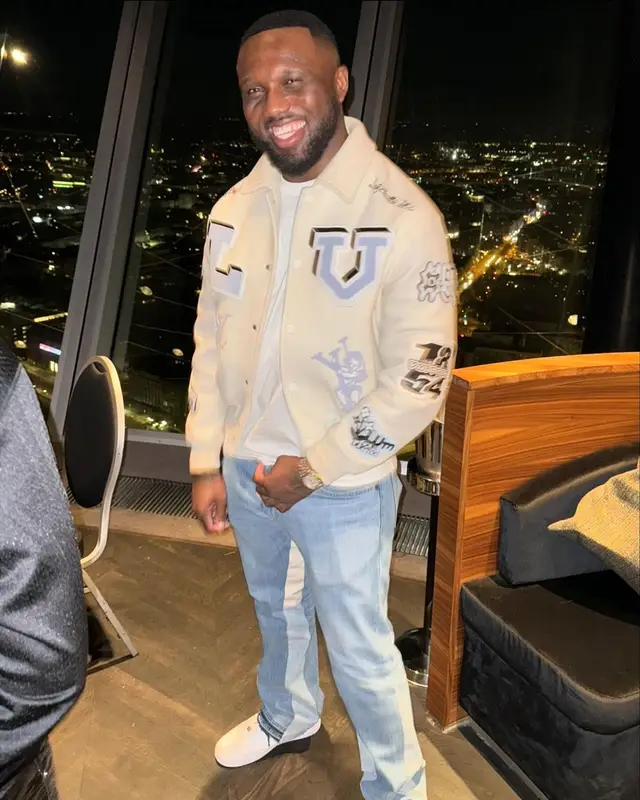 Headie One outfit in Louis Vuitton, Gallery Dept., and Nike, 2024