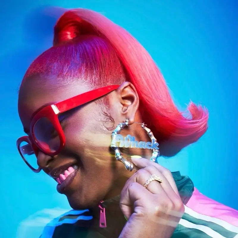 Tierra Whack outfit in Balenciaga, Gucci, and Crocs, 2023