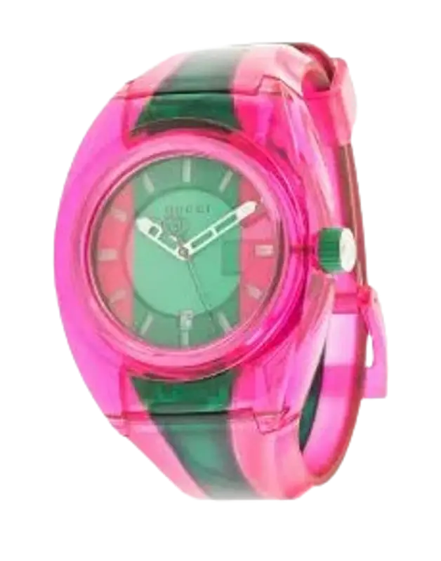 Gucci Web Stripe Pink Watches $1200
