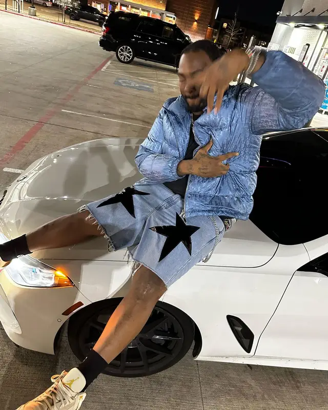 Peezy outfit in Dior, Hanes, and Nike, 2024