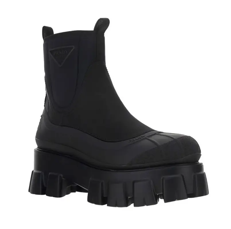Prada Logo Detailed Ankle Boots $1115