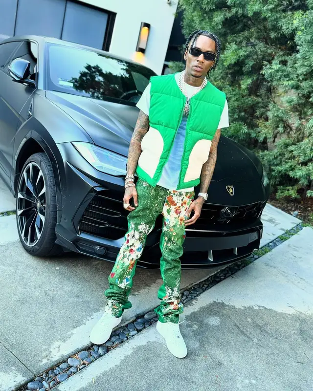 Soulja Boy outfit in EPTM, Nike, and Balenciaga, 2024