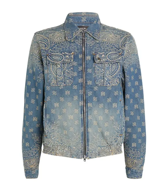 Amiri Embroidered Denim Jacket $1532